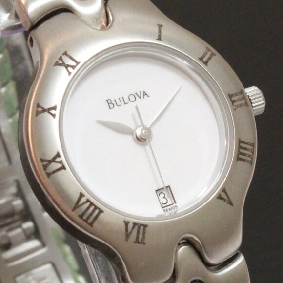 Bulova Contemporary Casual Watch Stainless Case Bracelet White Dial 25mm - Picture 8 of 11